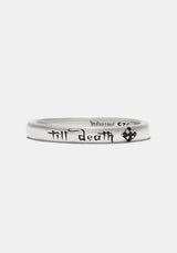 Till Death Sterling Silver Band - 4.5mm