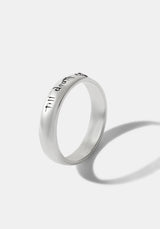 Till Death Sterling Silver Band - 9mm