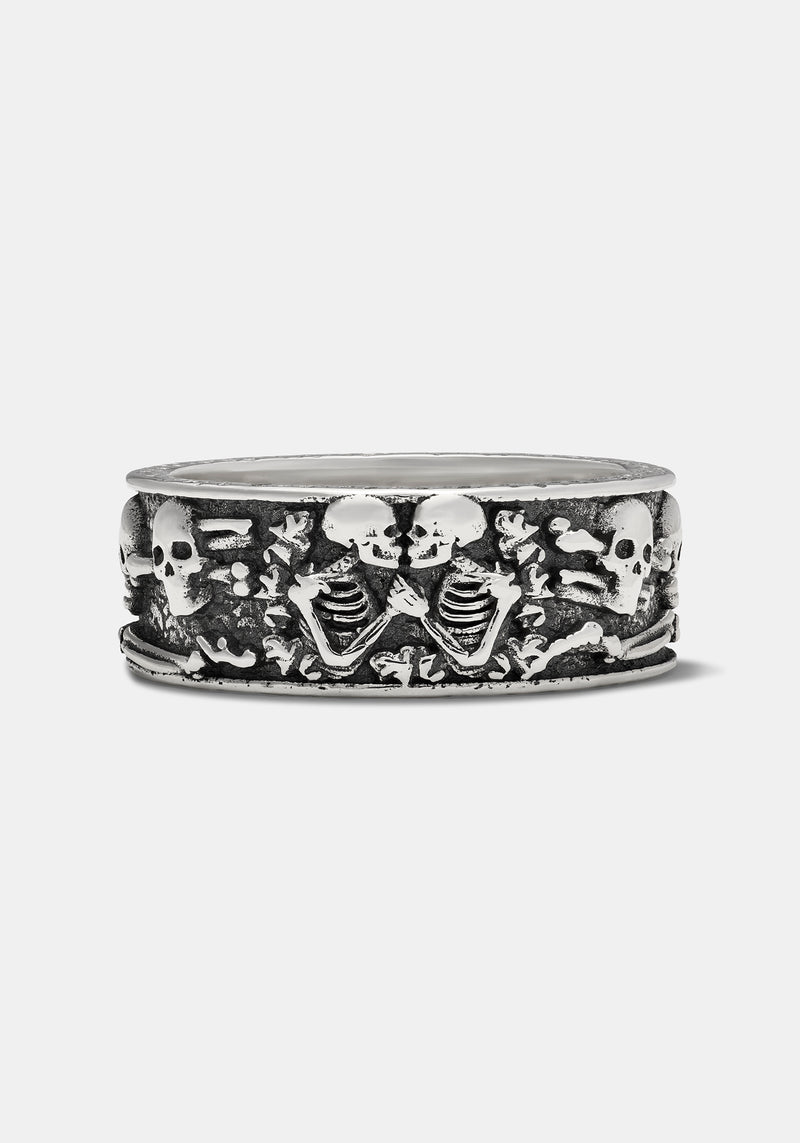 Amorata Lovers Sterling Silver Band - 9mm