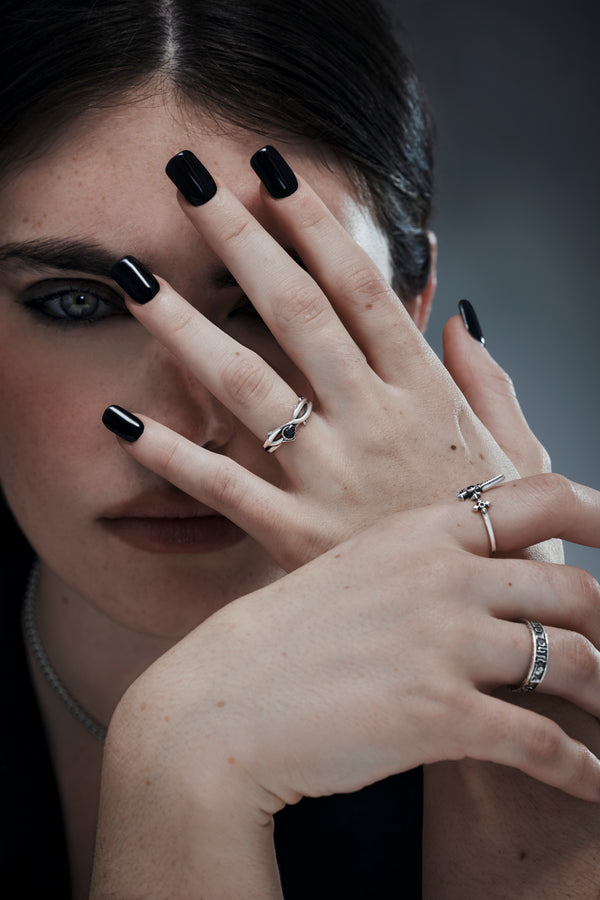 Rosethorn Sterling Silver Band - 4.5mm