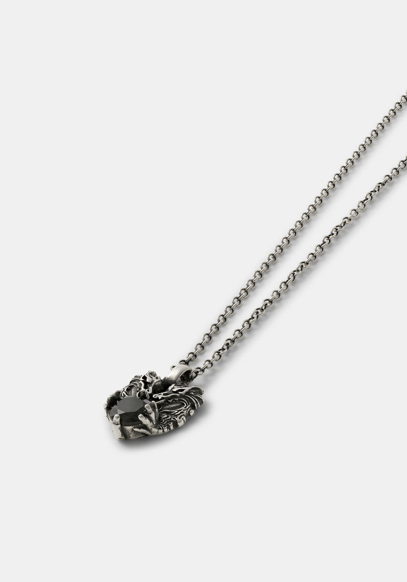 Querida Sterling Silver Dragon Pendant