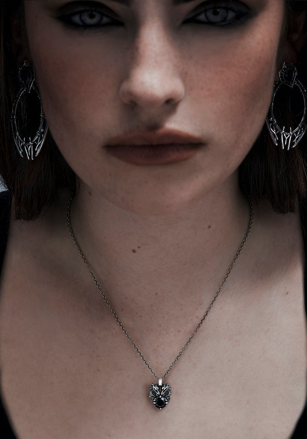 Querida Sterling Silver Dragon Pendant