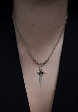Sica Sword Sterling Silver Necklace
