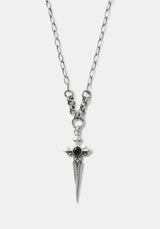 Sica Sword Sterling Silver Necklace