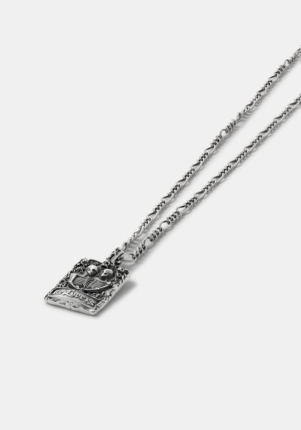 Amorata Lovers Sterling Silver Necklace