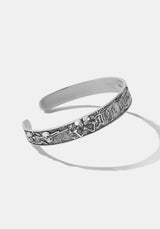 Amorata Lovers Sterling Silver Bangle