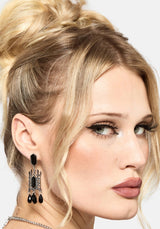 Cathedral Stone Drop Dangle Earrings