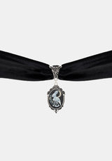 Malia Rabbit Skeleton Velvet Choker