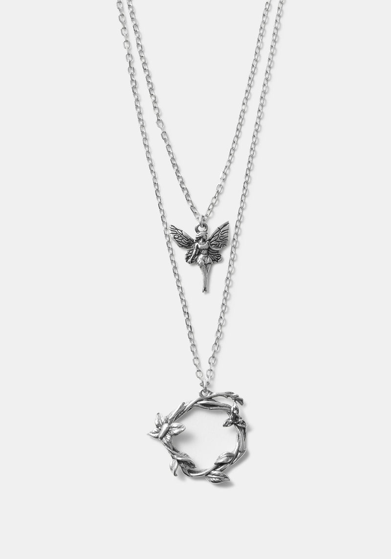 Maypole Sterling Silver Fairy Necklace