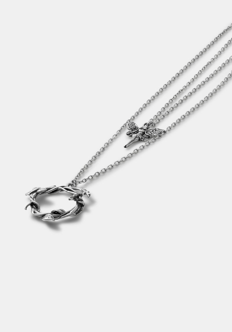 Maypole Sterling Silver Fairy Necklace