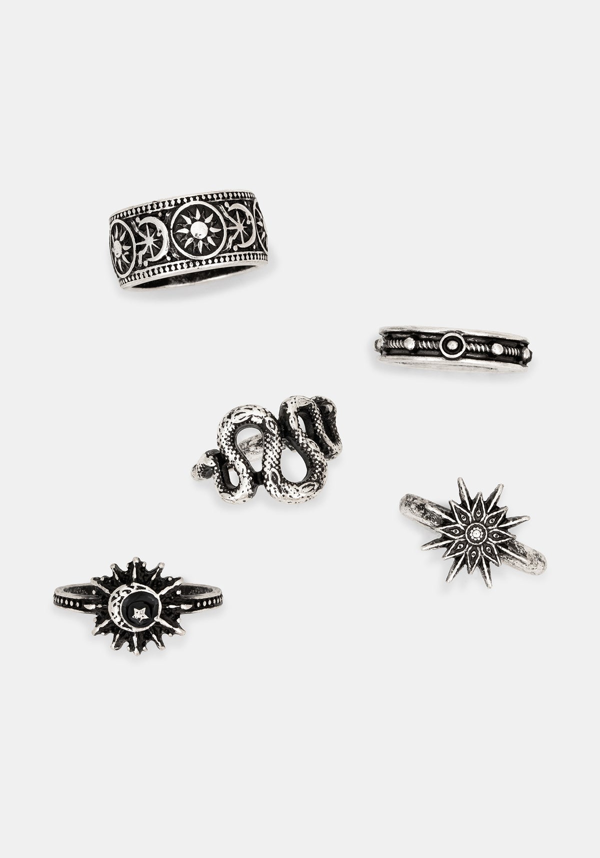 Gorthe Chunky Ring Set