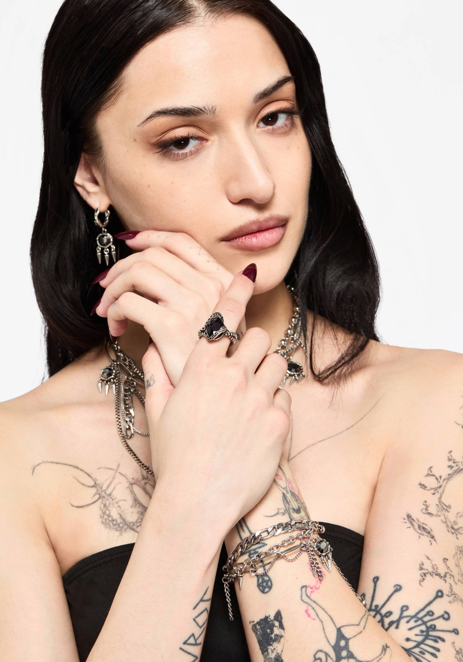 Chaos Chain Layered Bracelet