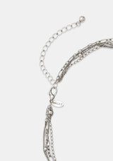 Disturbia x The Witcher Layered Wolf Dagger Necklace
