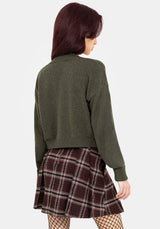 Keira Cotton Toadstool Embroidered Jumper