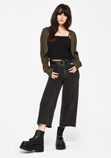 Ergot Cotton Floral Embroidered Bolero