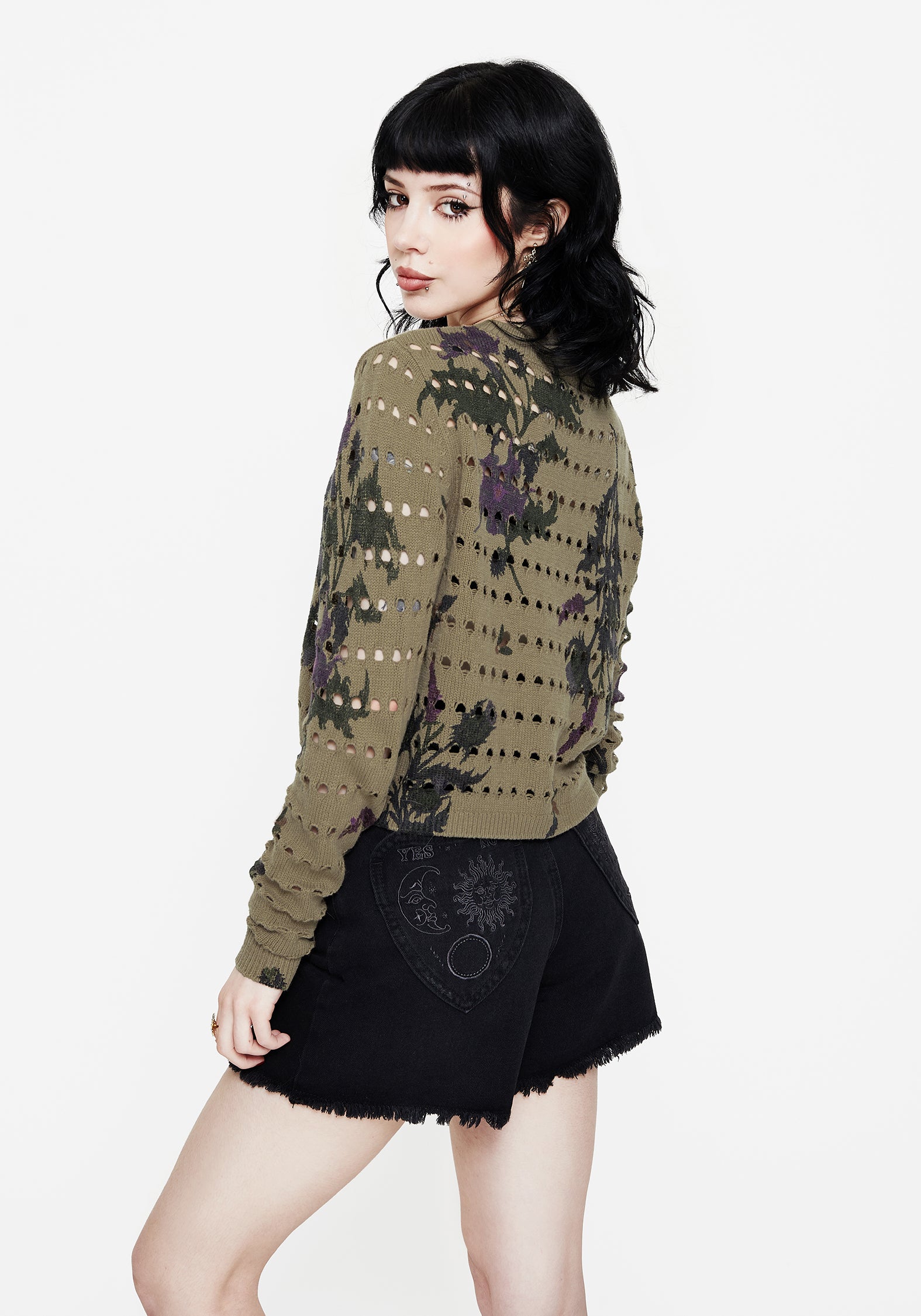 Cassandra Floral Knit Jumper