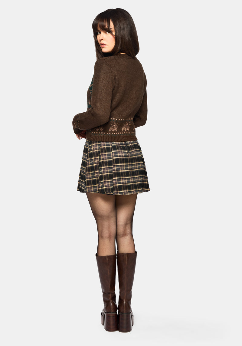 Aura Dragon Jacquard Knit Cardigan