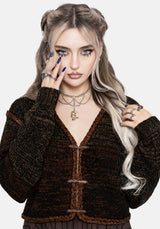 Shae Feather Clasp Knit Cardigan