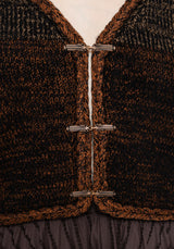 Shae Feather Clasp Knit Cardigan