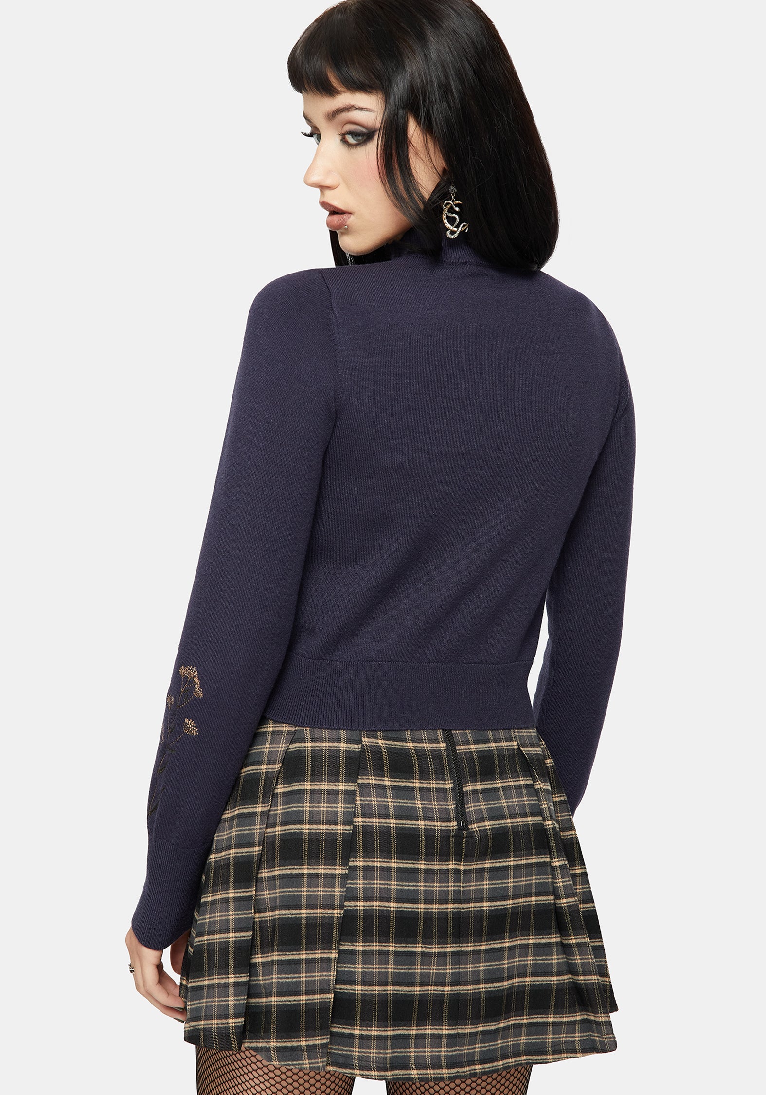 Griffinfly Embroidered Knit Jumper