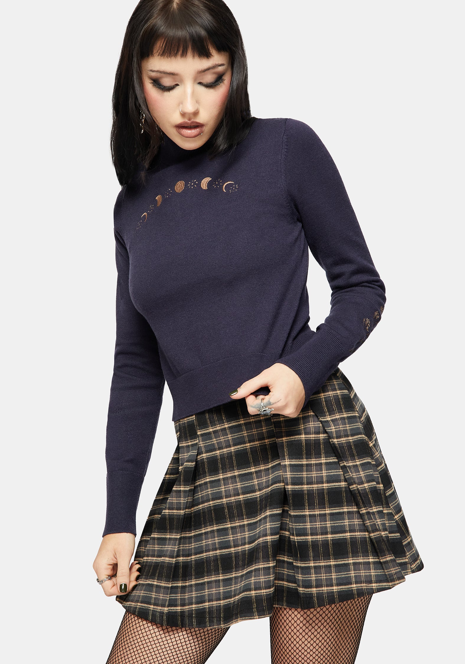 Griffinfly Embroidered Knit Jumper