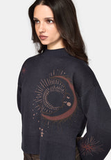 Angela Celestial Jacquard Knit Jumper