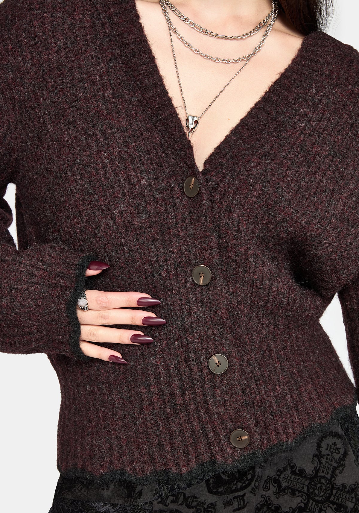 Vallie Hooded Blouson Knit Cardigan