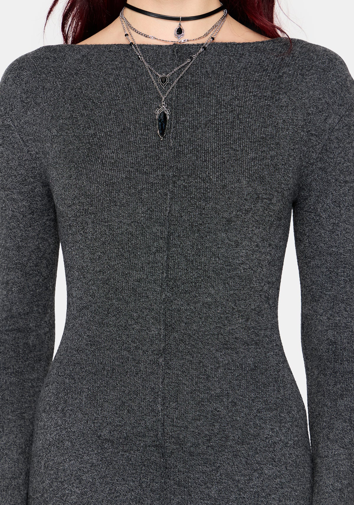 Coralie Exposed Seam Knit Dress