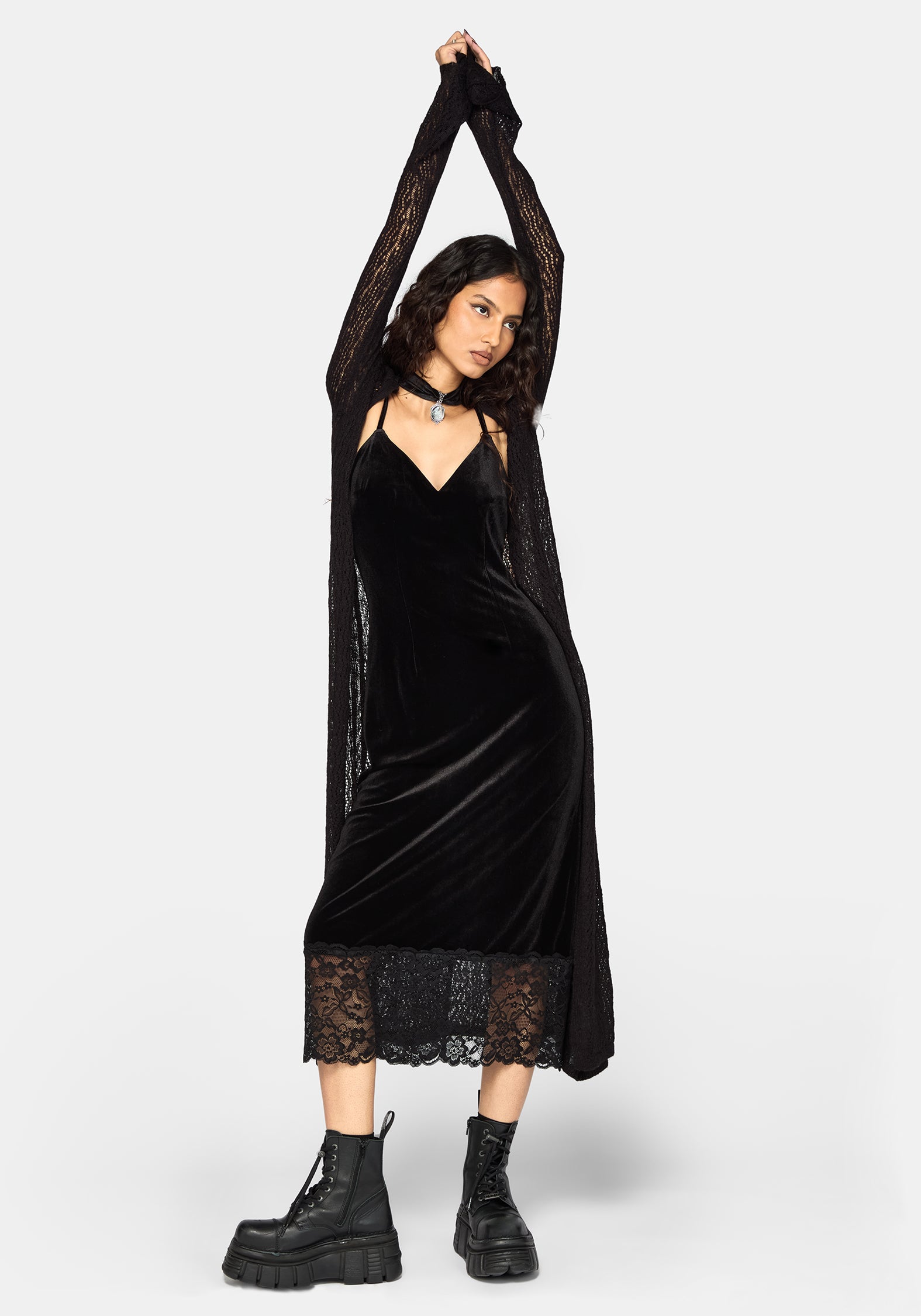 Adara Longline Fine Knit Cardigan