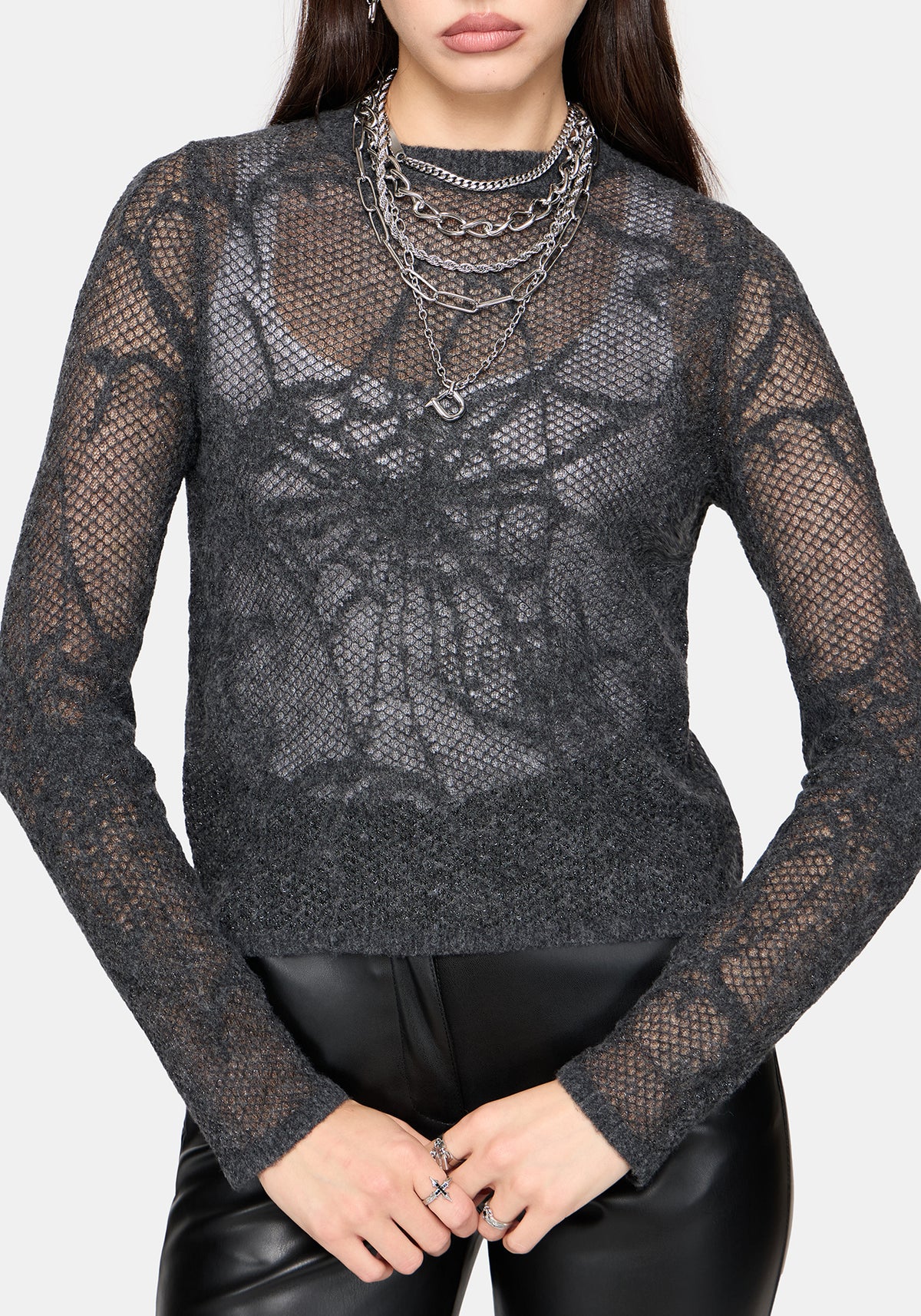 Olwen Cobweb Knit Top