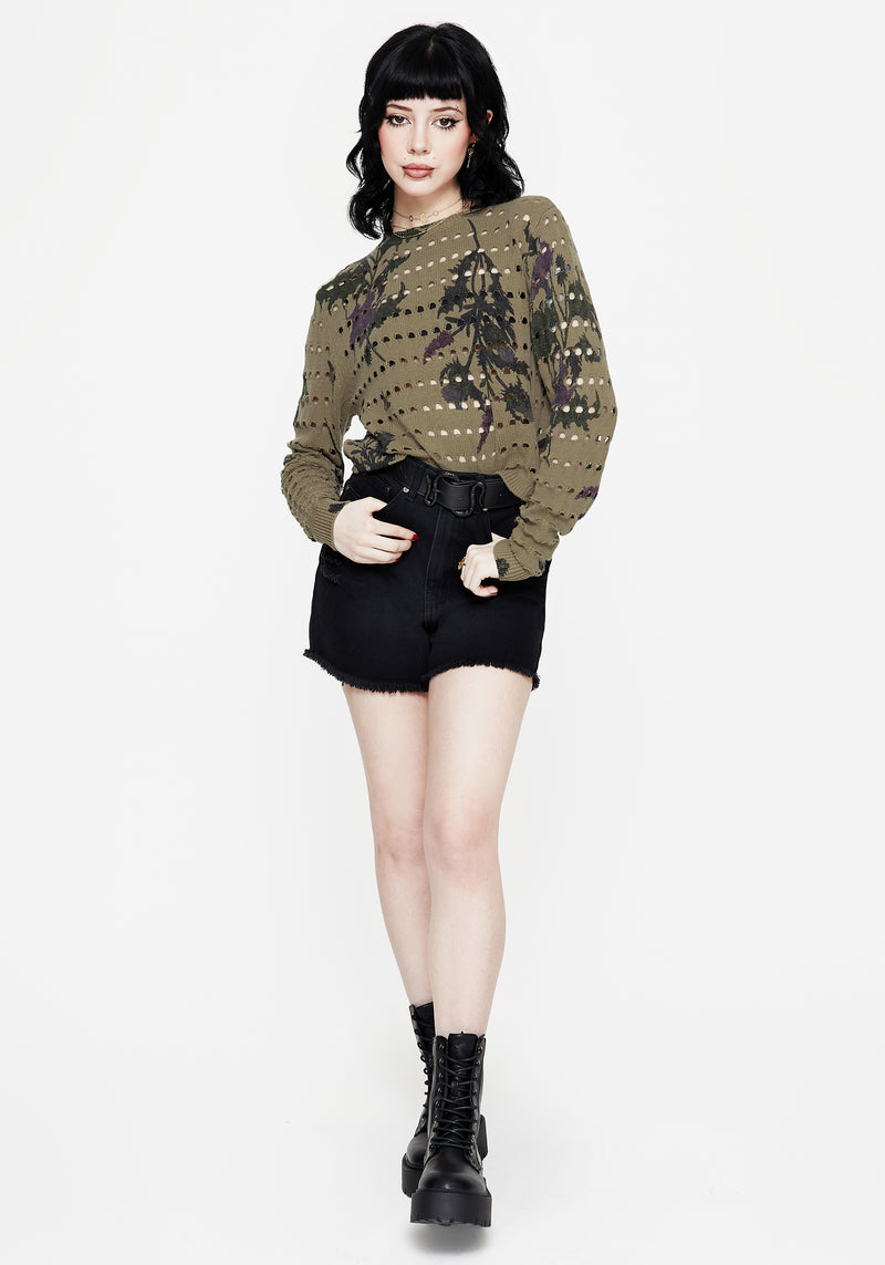 Cassandra Floral Knit Jumper