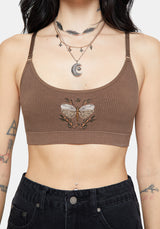 Griffinfly Embroidered Seamless Bralet Set