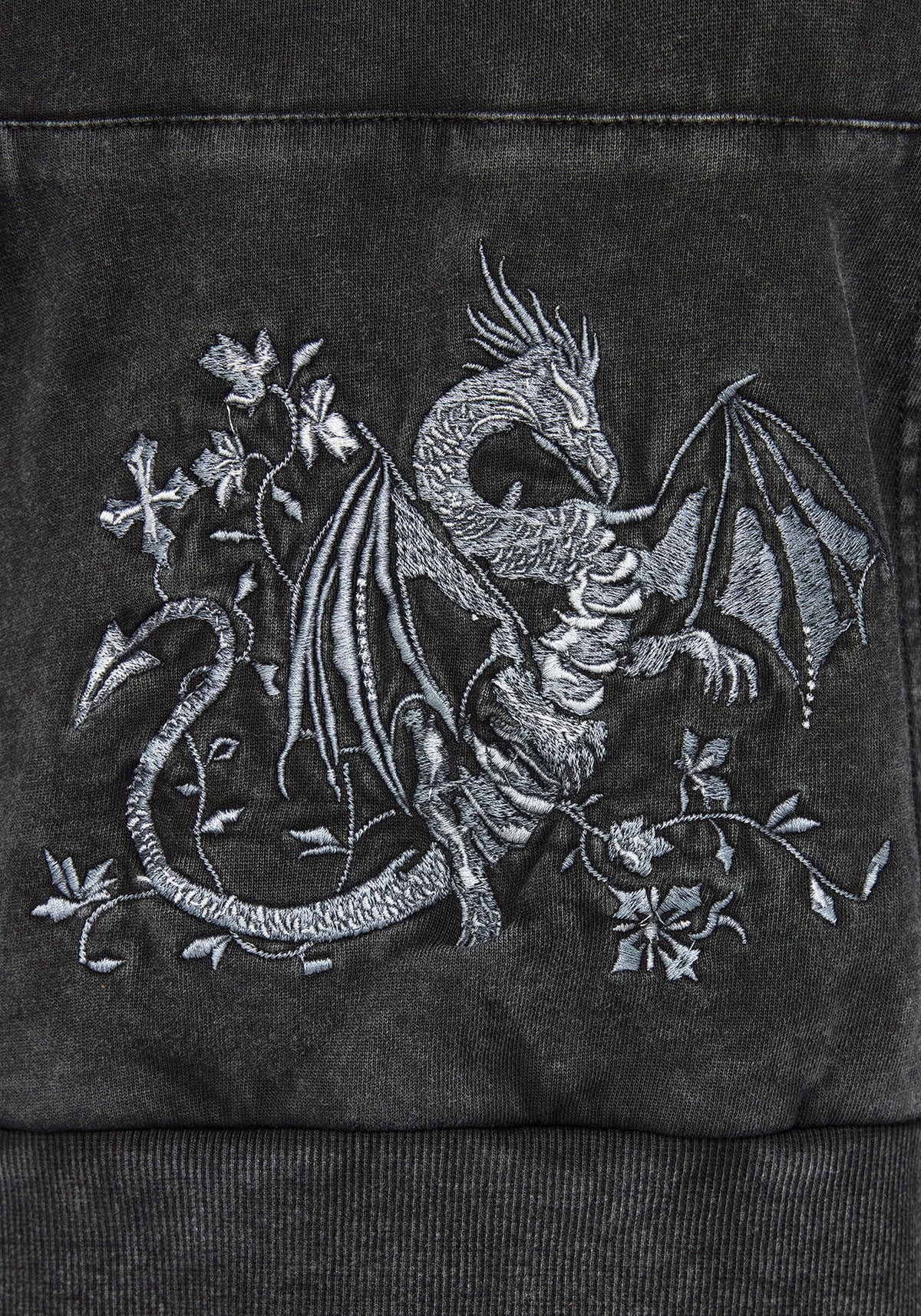 Mira Dragon Embroidered Hoodie