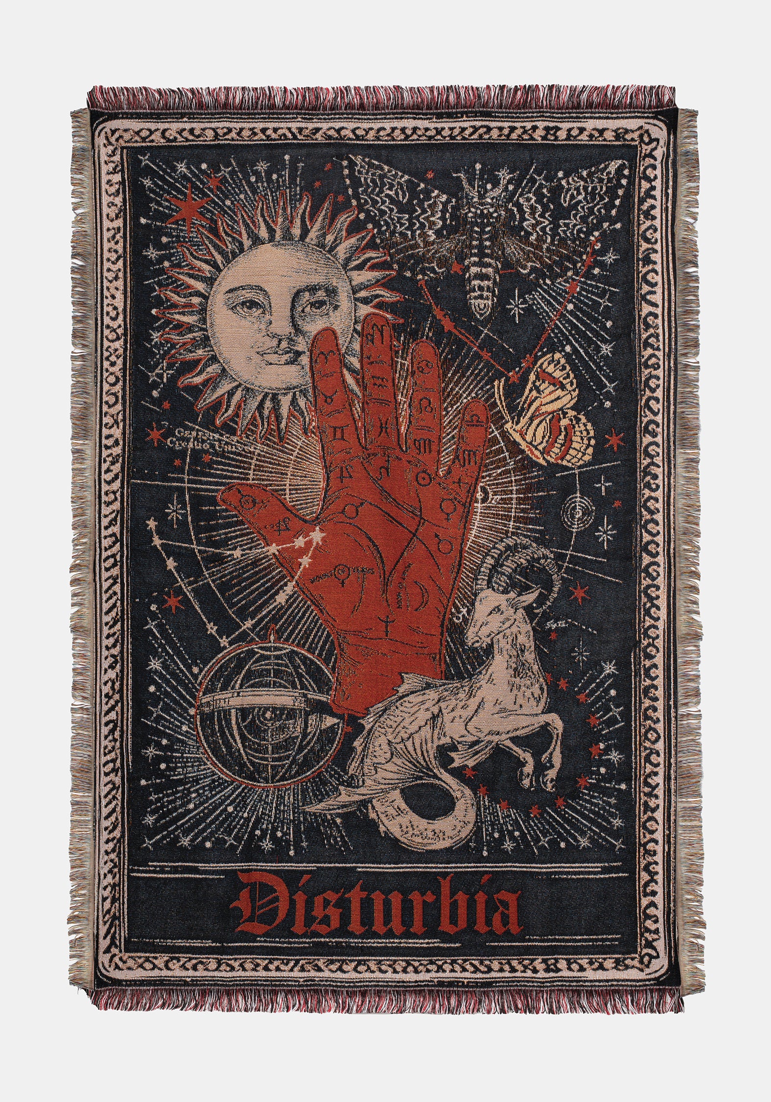 Temperance Palm Reading Tapestry Blanket