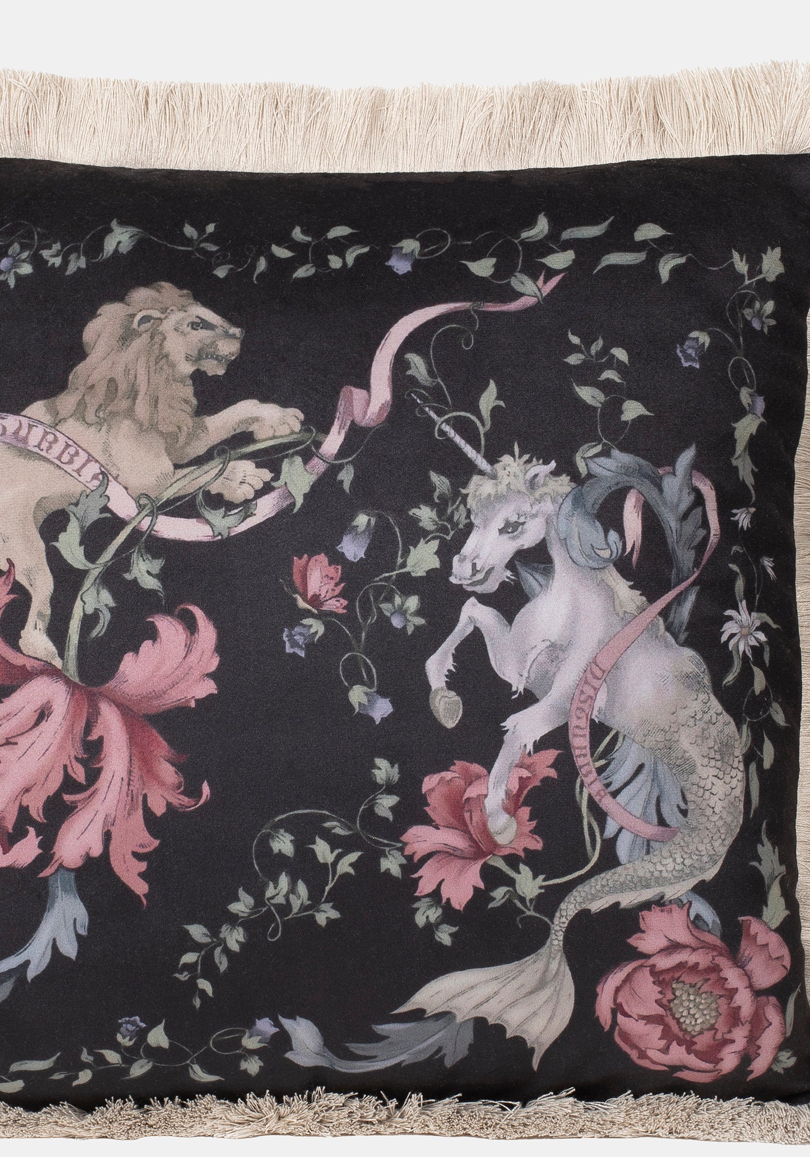 Merunicorn Fringed Edge Cushion