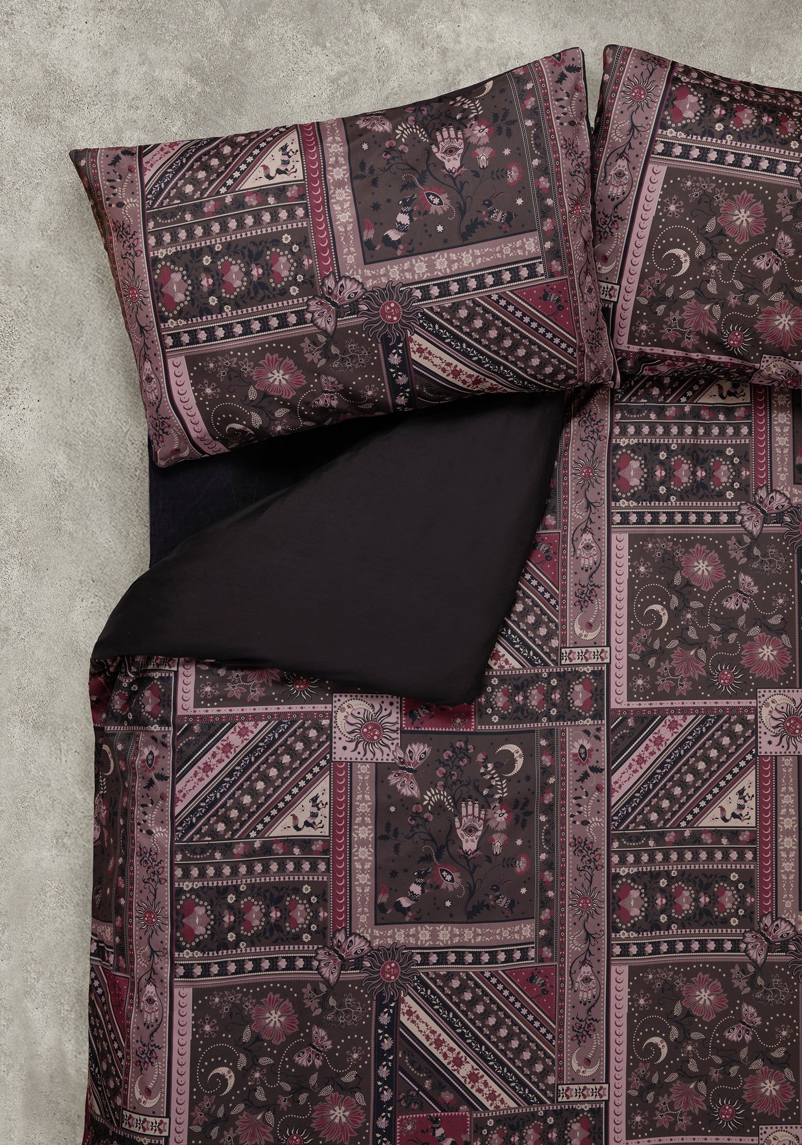 Nola Folk Patchwork Bedding - UK King