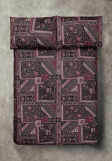 Nola Folk Patchwork Bedding - UK King