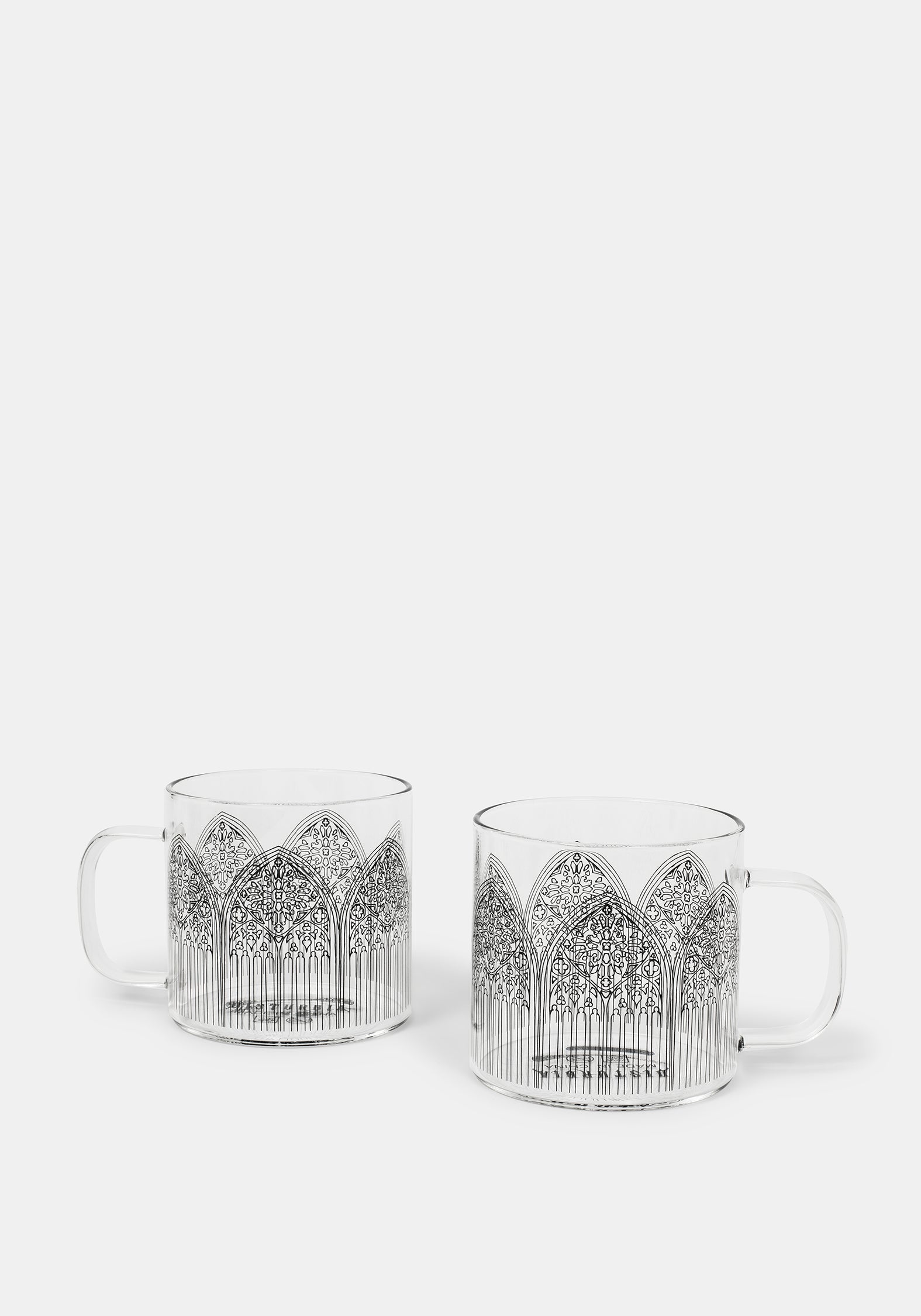 Cathedral Glass Mug (2 Piece Set)