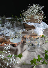 Maypole Glass Mug (2 Piece Set)