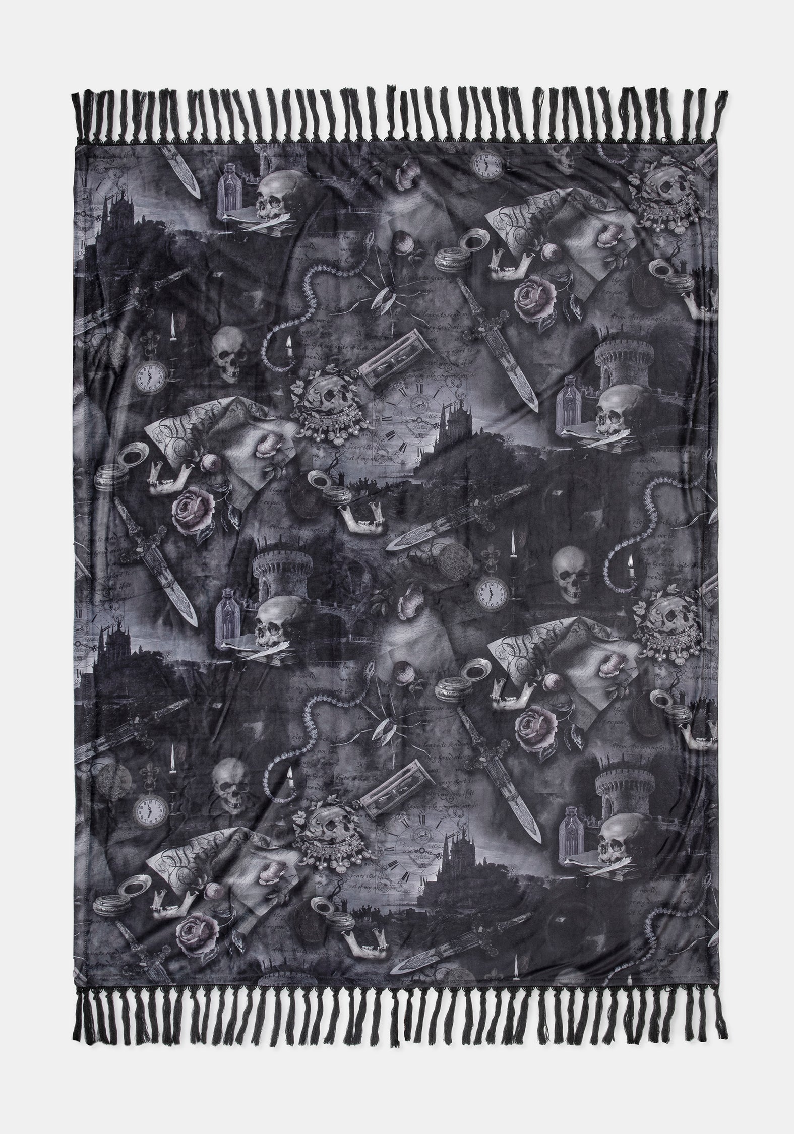 Nox Velvet Tassel Blanket