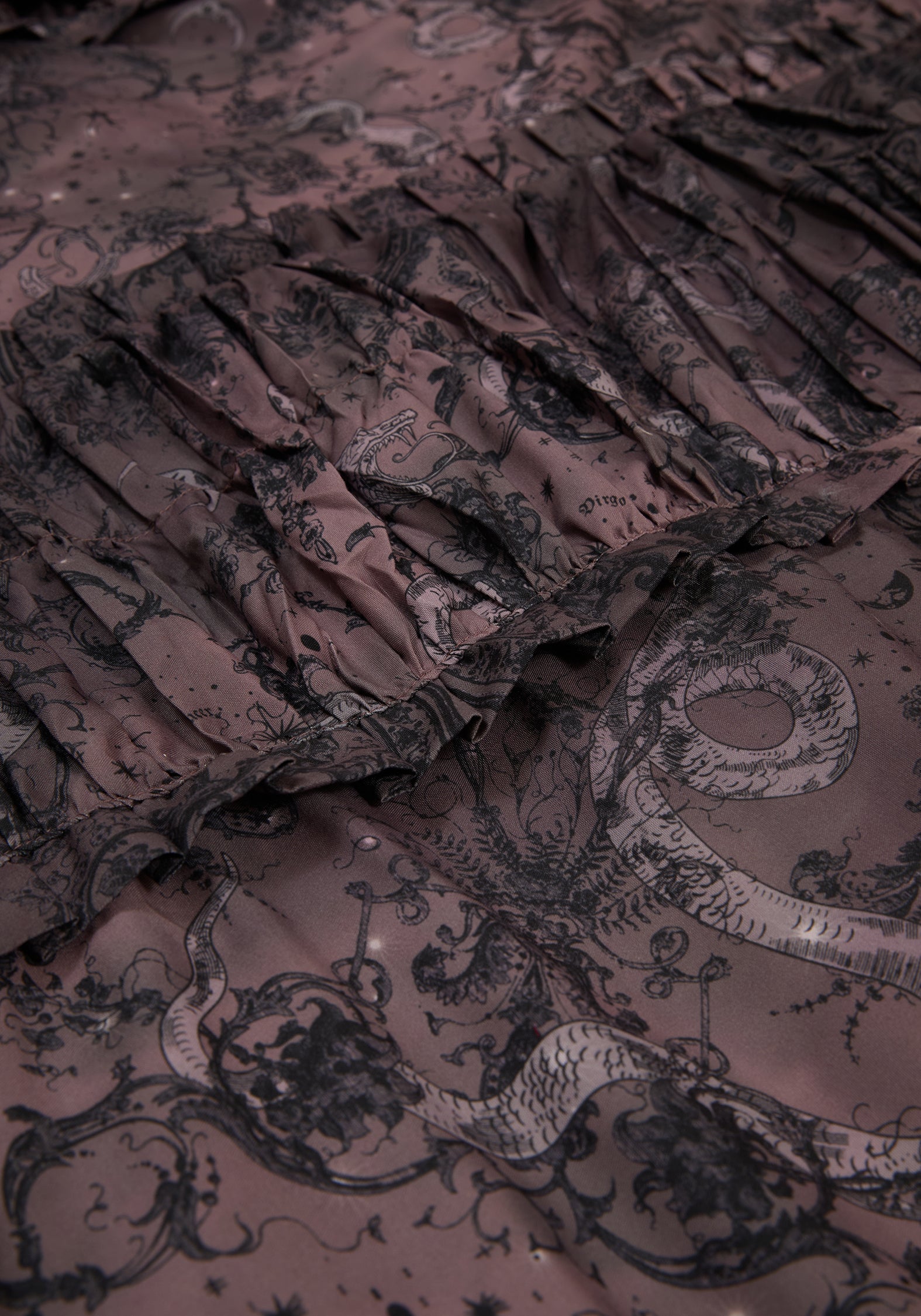 Gaia Celestial Ruched Bedding - UK King