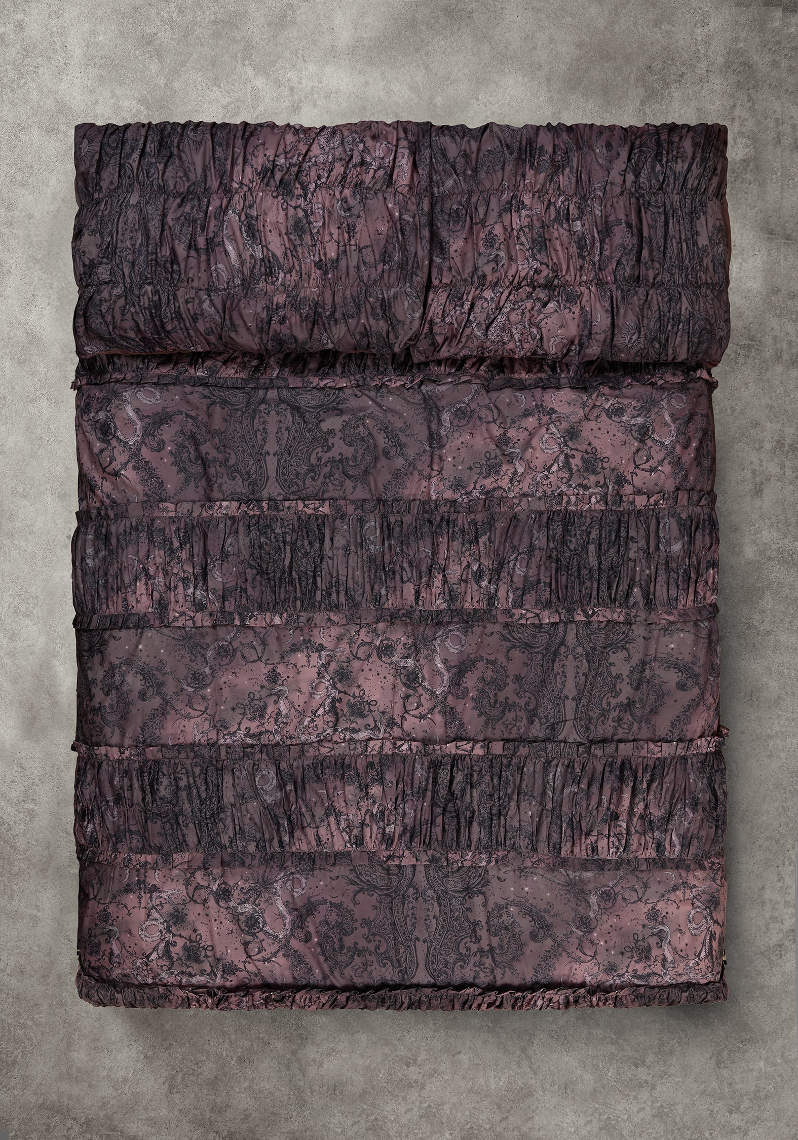 Gaia Celestial Ruched Bedding - UK King