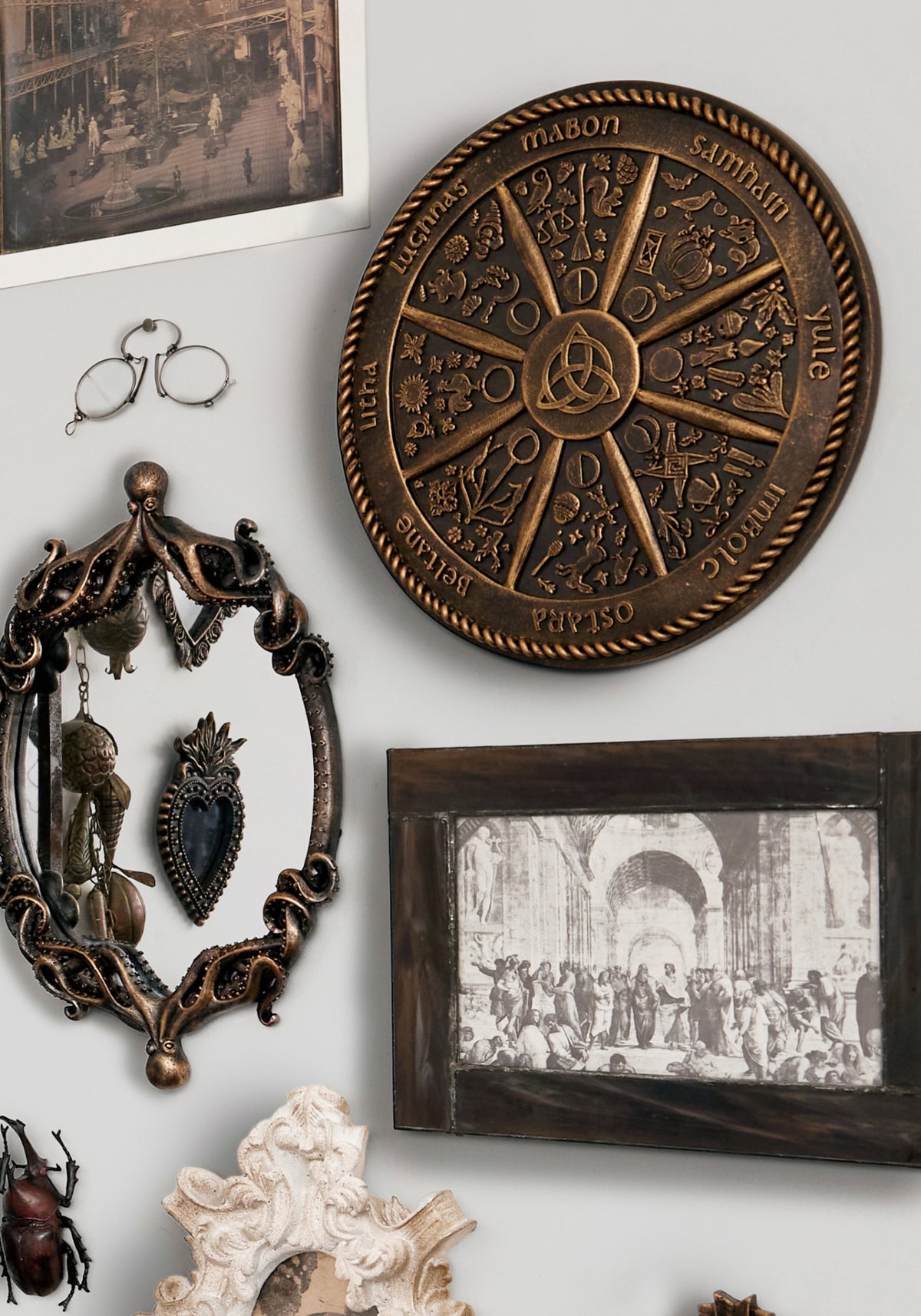 Raveth Sabbat Wheel Wall Hanger