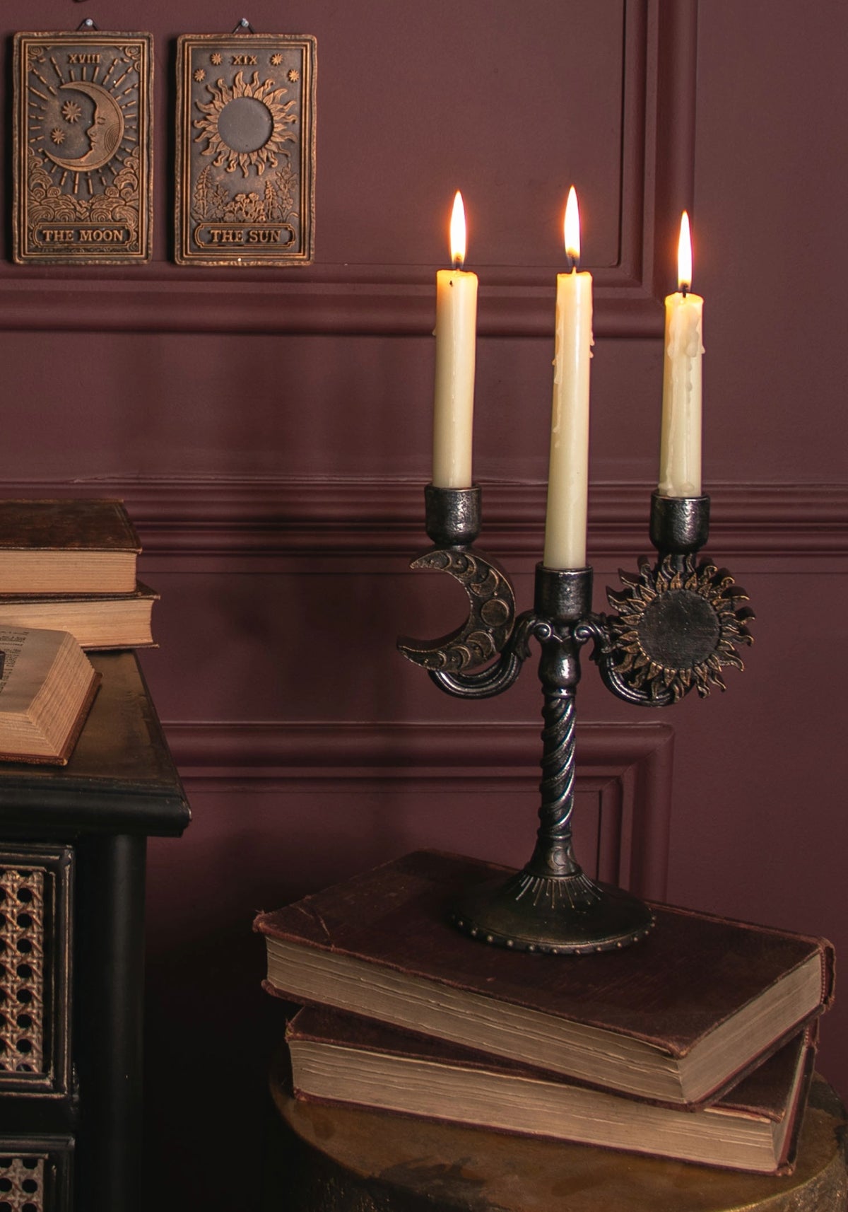 Geralum Celestial Candle Stick Holder Candelabra