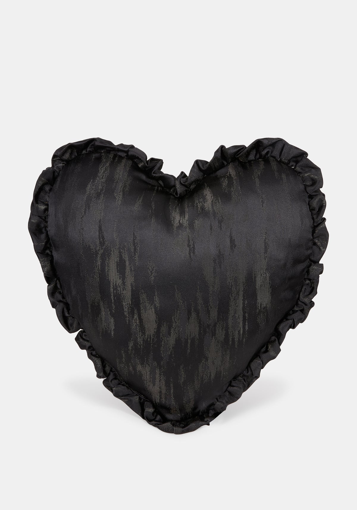 Hellie Heart Frill Bow Cushion