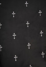Vurlo Embroidered Cross Bedding - UK King