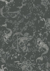 Merunicorn Enchanted Forest Grey Chiffon Wrap Top