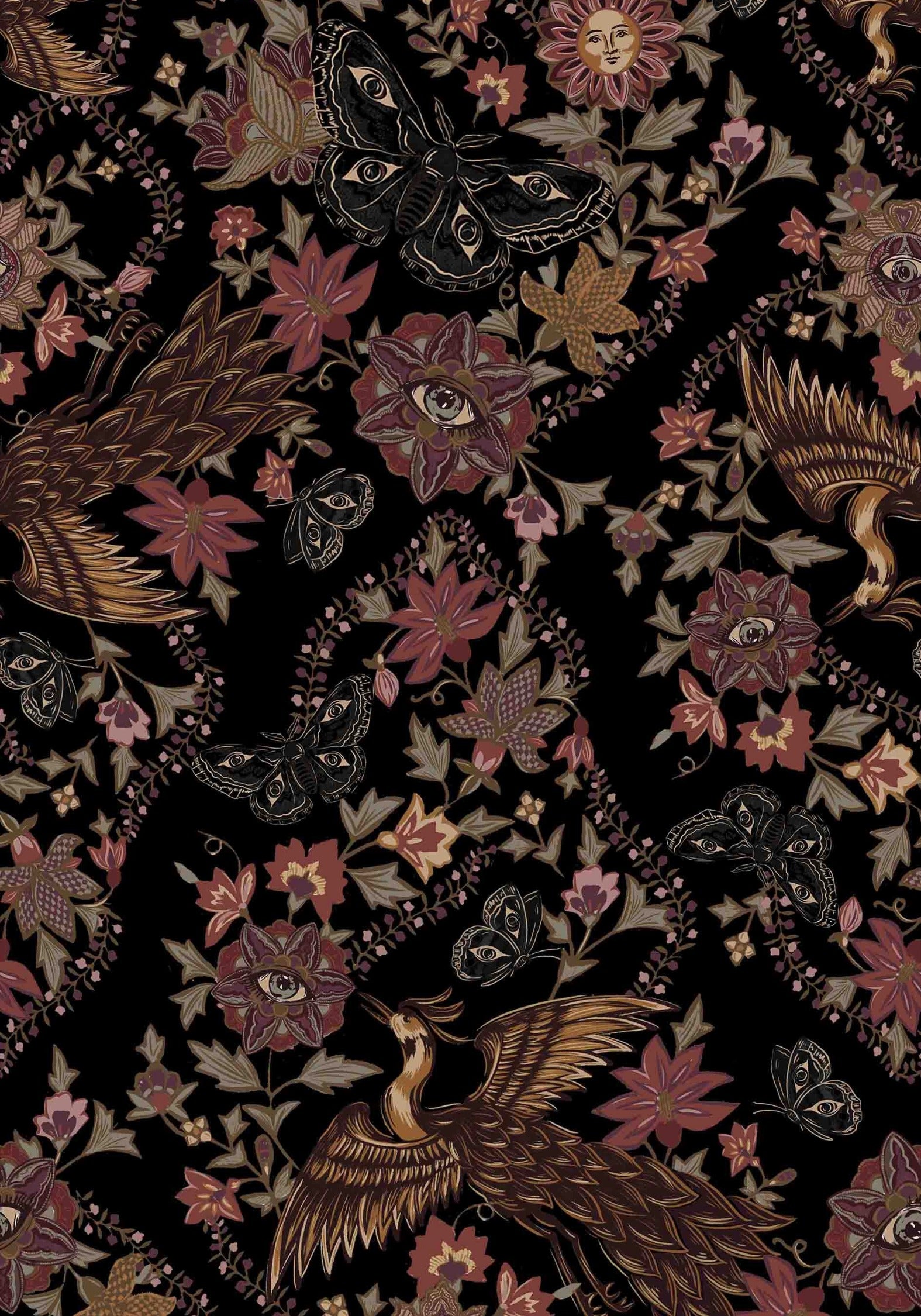 Mythos Print Kimono Sleeve Playsuit