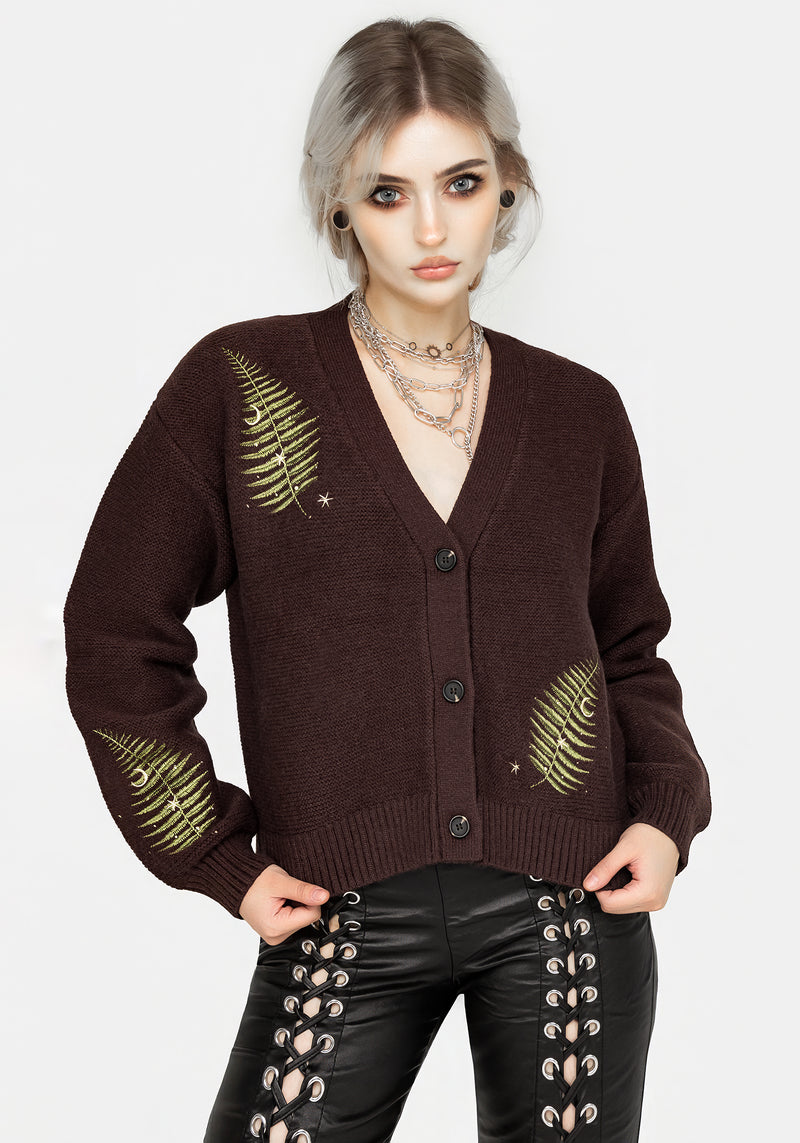 Vasilisa Embroidered Knit Cardigan