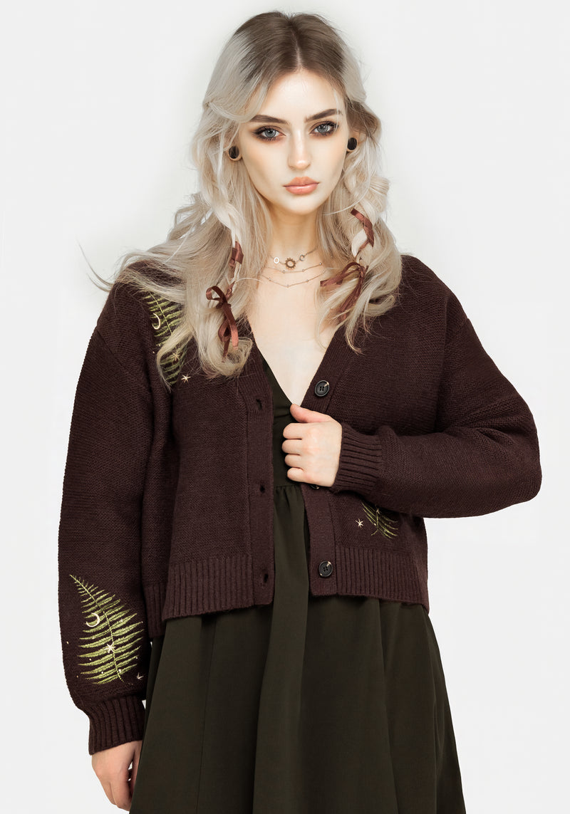 Vasilisa Embroidered Knit Cardigan